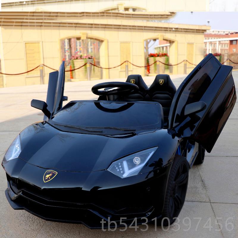 正品博基尼婴儿童兰电动汽车宝坐人宝四轮遥控摇摆可玩具跑车周岁