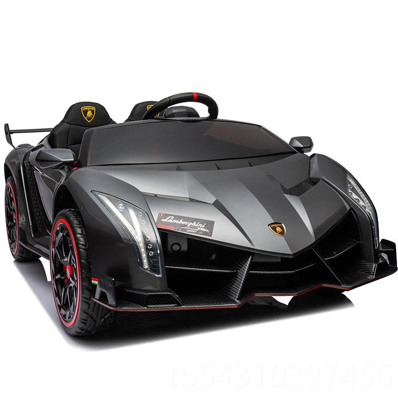 正品兰基尼儿博童电动车四轮宝宝玩具汽车人坐遥控小孩跑可车生日