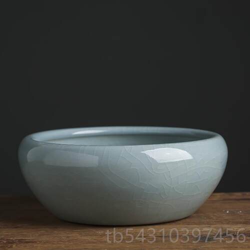 正品德镇陶景瓷鱼缸大号桌花面养金鱼乌龟缸碗莲睡莲盆缸荷缸植物