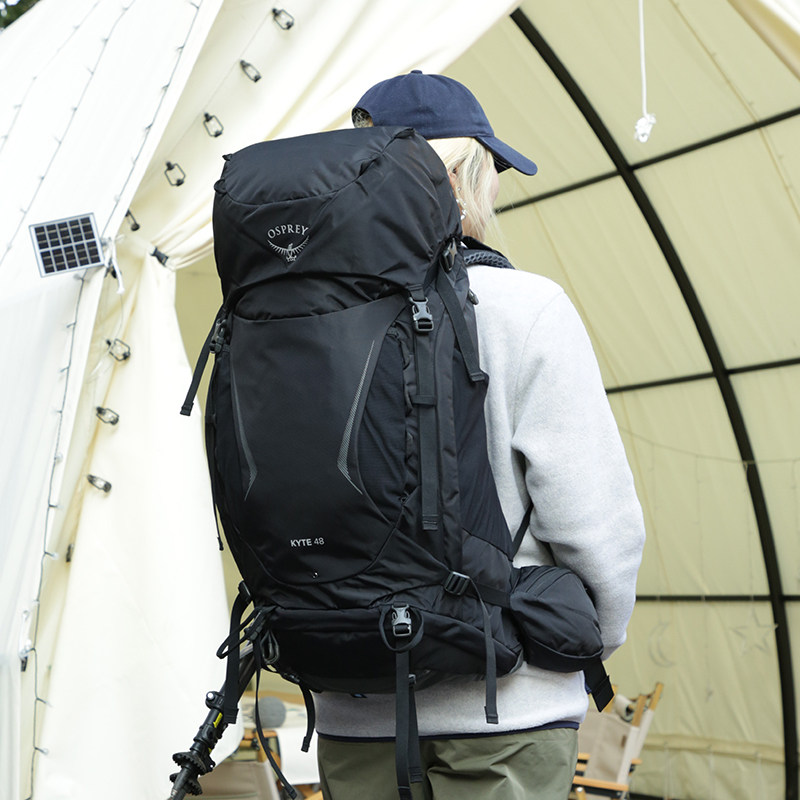 正品OSPREY小鹰鹞鹰38L/48L/58L/68L 长途户外女登山包正品登山包