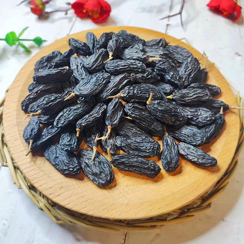 黑加仑葡萄干新疆特产非特级超大黑葡萄干提子干无籽非免洗0添加