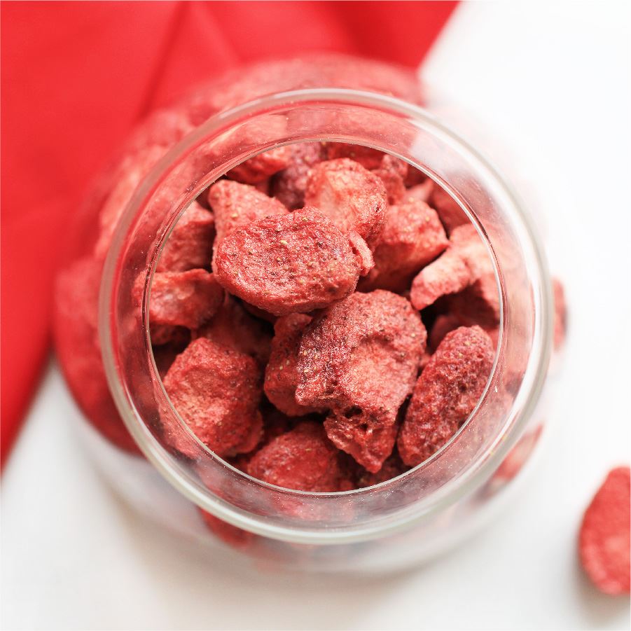 食味的初相冻干草莓干25x3水果干草莓脆果脯儿童孕妇休闲零食蜜饯