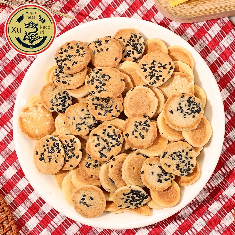 徐福记小煎饼蛋香脆饼干办公室零食休闲解饿食品早餐