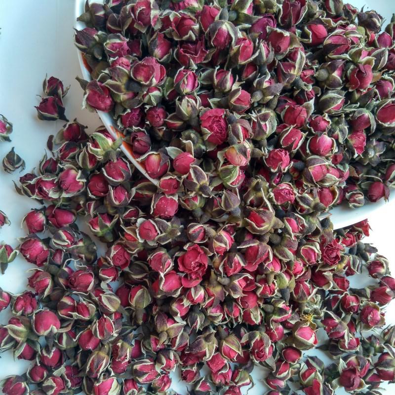 云南金边玫瑰花茶干玫瑰花草茶罐装野生玫瑰花茶养生茶100g包邮