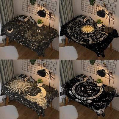 塔罗台桌布Tarot Tablecloth祭坛布月相太阳星空花卉装饰仪式道具