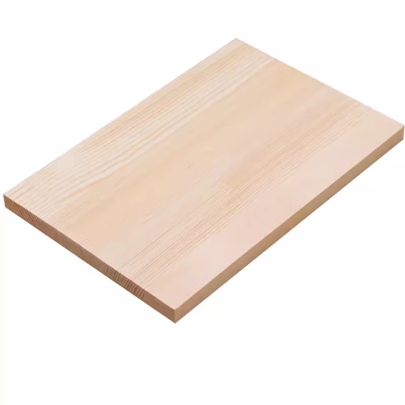 松木实木承重木板材料一字隔板衣柜分层板墙上置物架长方形桌面板