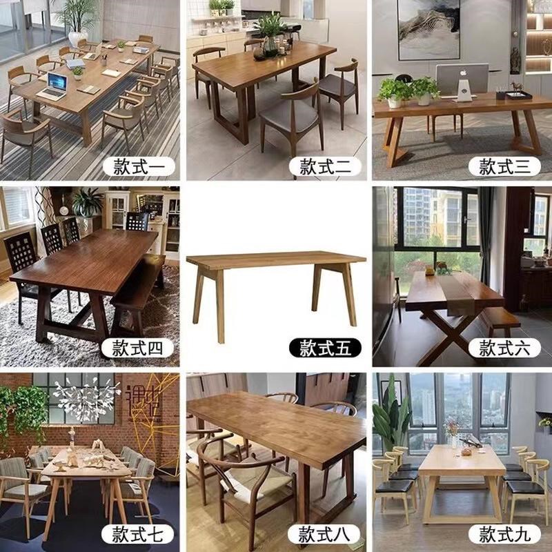 北美白蜡木板实木桌板亚克力餐桌升降桌面板整件家具实木板