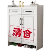 简易阳台收纳柜储物鞋 爆款 柜家用门口入户玄关柜一体20y22新款 鞋