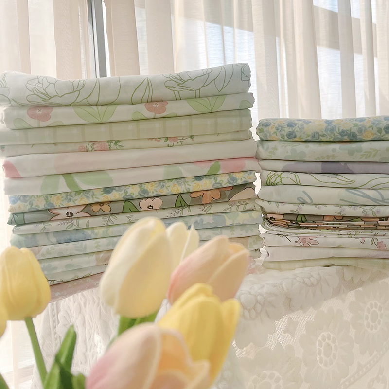 100%全棉床单单件小清新碎花斜纹宿舍双人1R.8被单春夏可定做