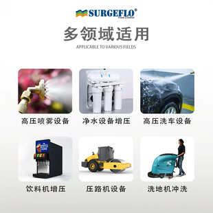 160dS超高压力自吸泵110v 220v加压喷雾机器纯净水设备增压水