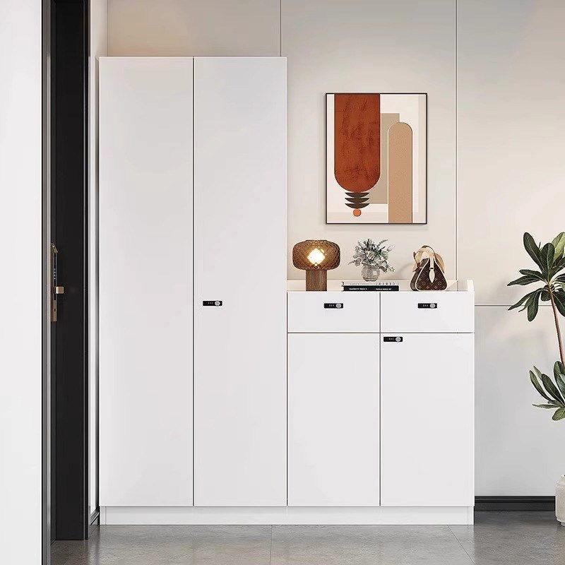 鞋柜带锁入户家用门口一体靠墙楼道电梯口走廊玄Y关多层储物柜