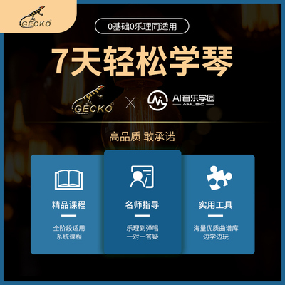 壁虎卡林巴箱式21音拇指琴17A音女生儿童礼物初学者乐器易学手指