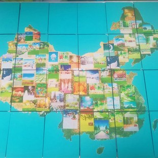 画演出服道具画板儿Y童表演服舞蹈 第九届小荷风采我心中 包邮