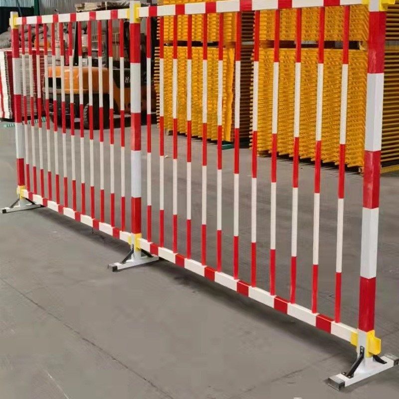 玻璃钢固定式绝缘围栏立式围栏电力C施工隔离防护栏红白色1.7*2米