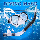 呼吸管儿童面罩游泳眼 浮p潜三宝防水全半干式 成人潜水镜装 备套装