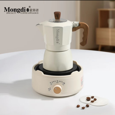 Mongdio双阀摩卡壶煮咖啡壶