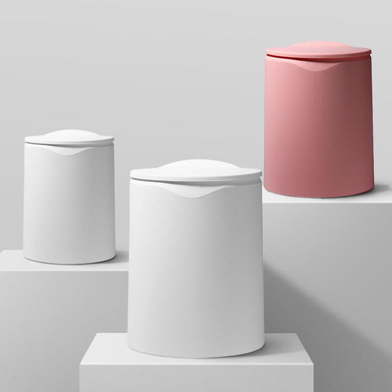 按压带盖塑料双层垃圾篓客厅厕所卫生间厨房垃圾桶家用高颜值大号