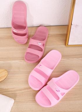 夏季情侣家居简约托鞋 eva蓝色露趾室内软底居家浴室防滑凉拖鞋