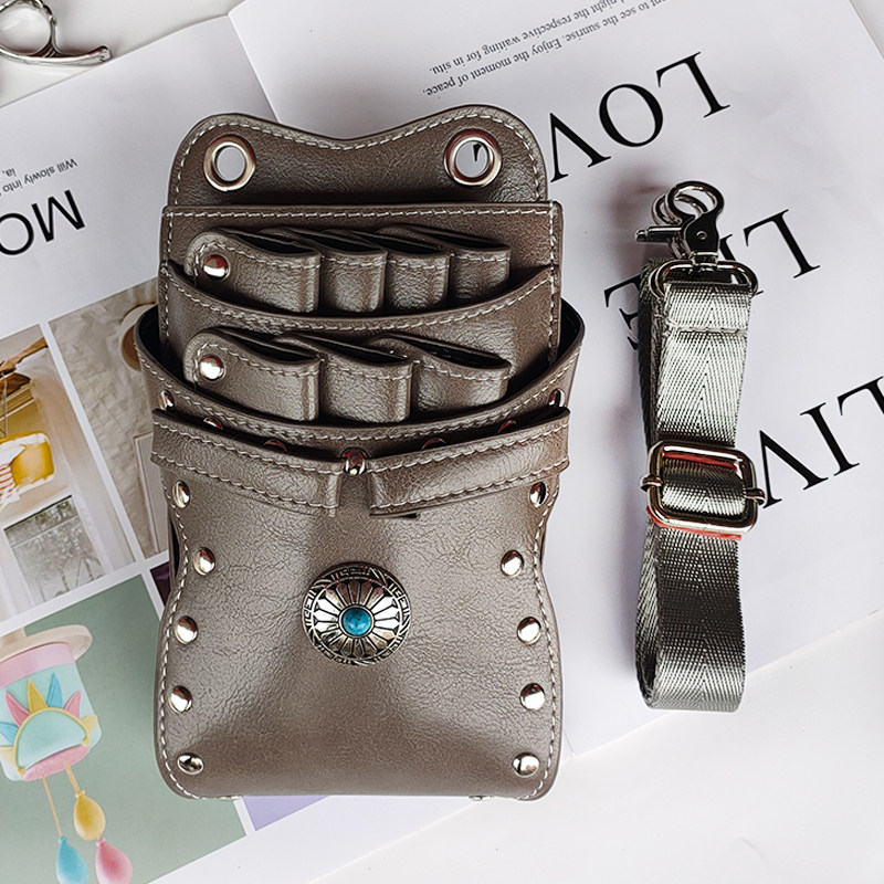 发型师腰包剪刀h包斜挎个性创意新款美发工具包宠物美容剪包多功