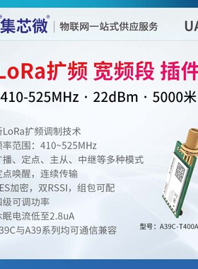 LoRa模块通信LLCC68替SX1278/62芯片43N3无线串口模块远距离开发