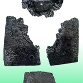 鱼缸造景假山流沙瀑布石头动感y配水泵专用流沙水族DIY造景石神器