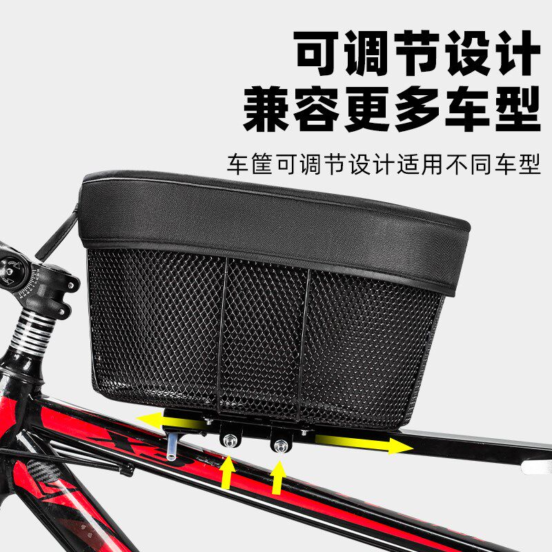 山地公路自行车载狗m神器宠物座椅前置带小狗狗猫咪前车筐骑行篮