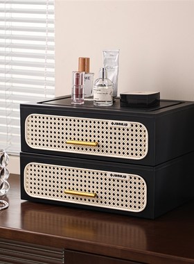 中古风桌面收纳盒装饰摆件客厅电B视柜玄关入户门家居放钥匙抽屉