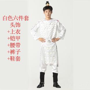 高档盔甲将军表演服童铠甲儿满江红演出服木古兰舞蹈岳飞服装士代