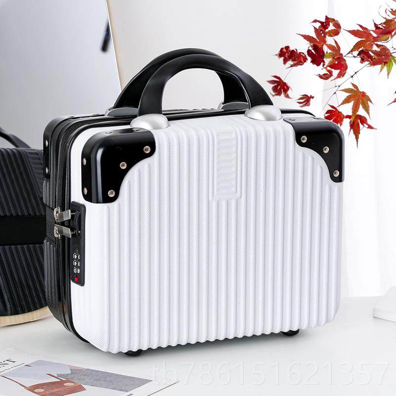 高档14寸行李箱化包手提箱复时尚提包收纳包女手妆大容量耐古用新
