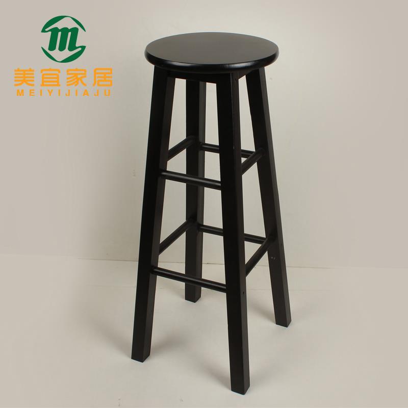 包邮吧台椅 实木吧台凳 酒吧椅 手机店凳 高脚凳 凳子梯子两用椅