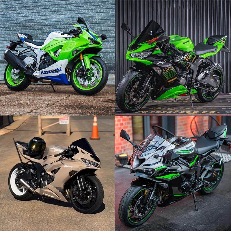适用川崎忍者 Ninja ZX-6R 636 ZX6R 23-24款 全车外壳 版画定制