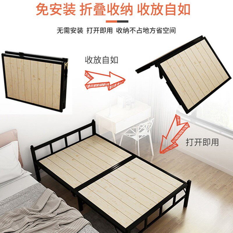 不占地方的床90宽的单人床高级折叠床小床儿童可移动床次卧小户型