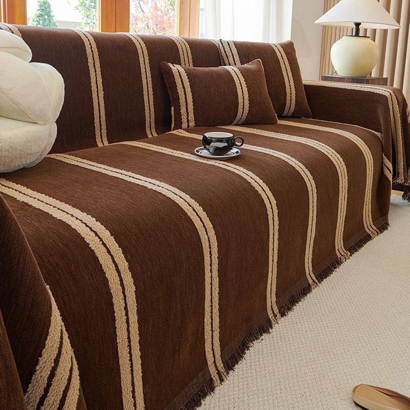 雪尼尔防滑全包毯子耐脏耐磨防猫抓高级感沙发巾四季通用一片式,居家布艺,沙发套,淘宝优惠券,粉丝福利购,淘宝优惠卷