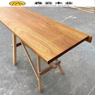 缅甸柚木实木木料板材原木木方台面板桌子家具木地板木条薄片