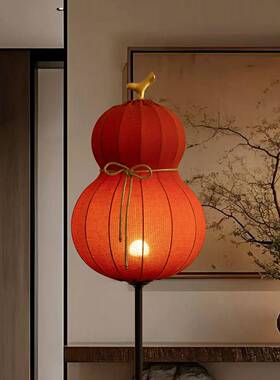 新年装饰发光灯笼葫芦落地摆件元旦场景氛围春节公司活动美陈布置