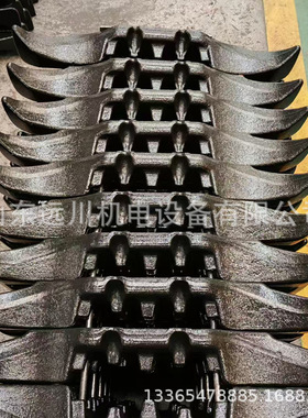 130S牛角刮板 西北奔牛15GL中双链40Cr铸造刮板 矿用113S牛角刮板