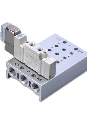 电磁阀汇流板SS5Y5-20-02/20集装板SY5120系列连接阀座SS5Y3/S5Y7