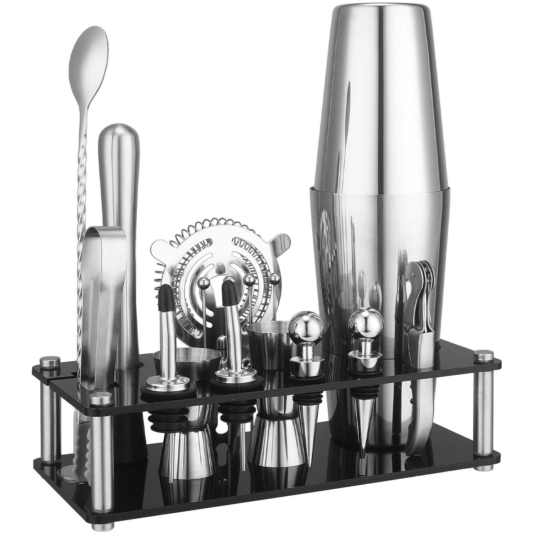 新款黑色亚克力17果针件套装 鸡尾酒调酒器碎冰棒滤冰器酒吧工具,鲜花速递/花卉仿真/绿植园艺,其它园艺用品,淘宝优惠券,粉丝福利购,淘宝优惠卷