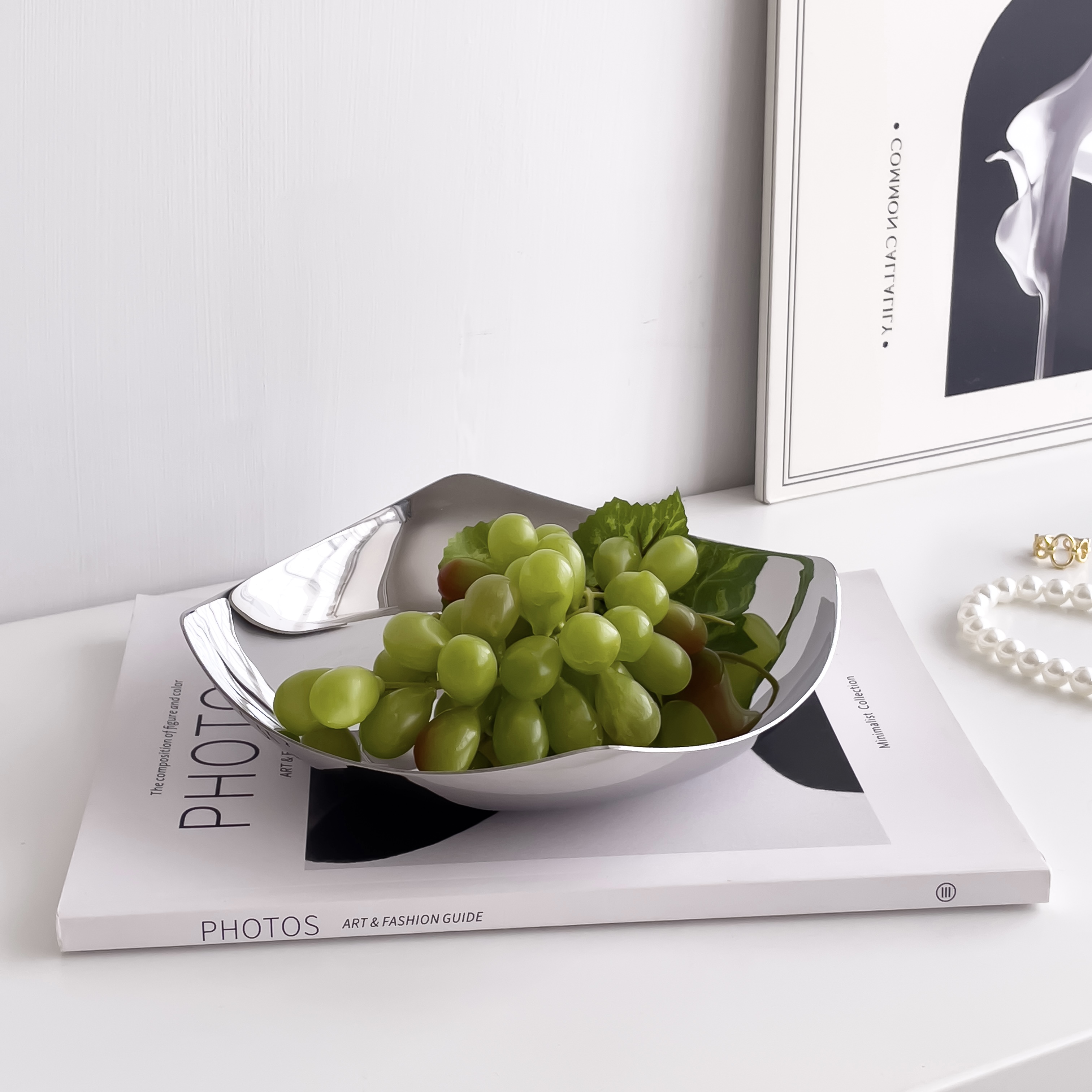 304不锈钢水果茶几果盘