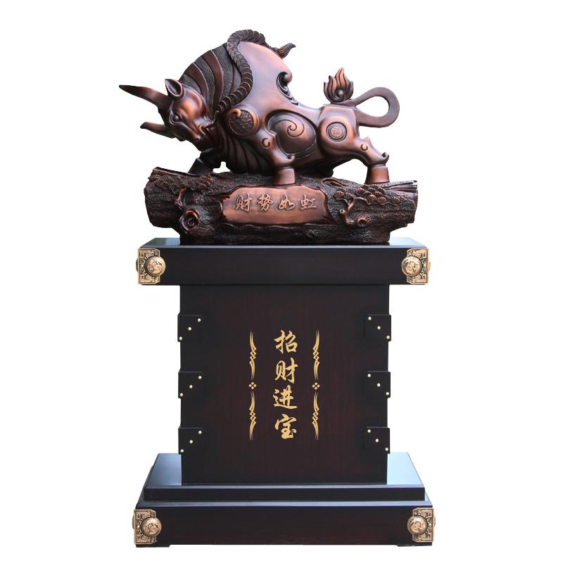湖南大号落地牛摆件招财镇宅牛气冲天开业礼品迁乔家居公司开业礼