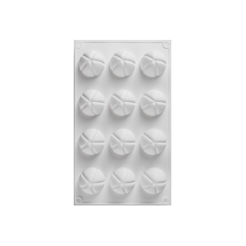 AKOKO12连小莲花苞慕斯蛋糕硅胶模具郁金香法式西点菠萝蜜烘焙模