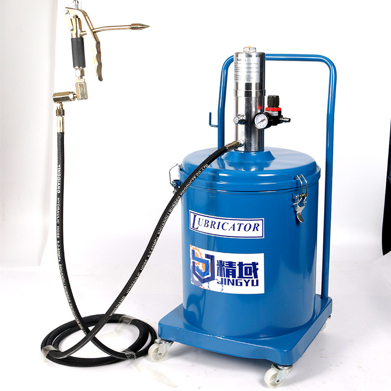 精域气动黄油机高压黄油枪注油泵50L加油车润滑脂抽油机器柱塞泵