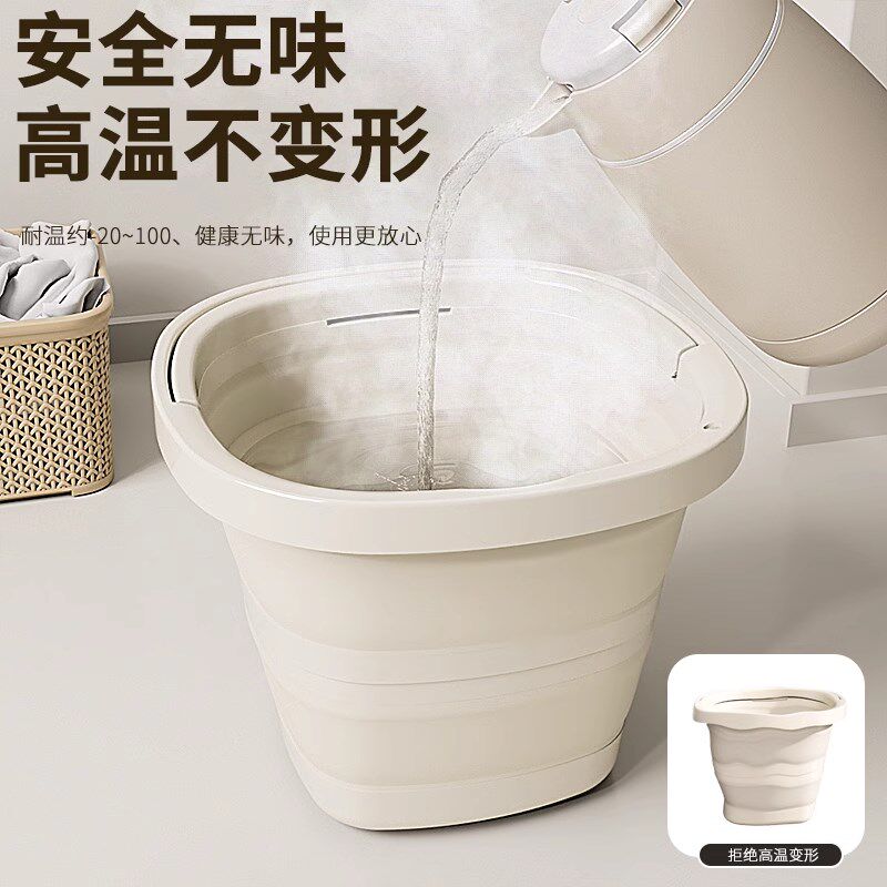 洗车专用折叠水桶收缩桶车载便携式汽车用大小桶户外打水桶伸缩筒