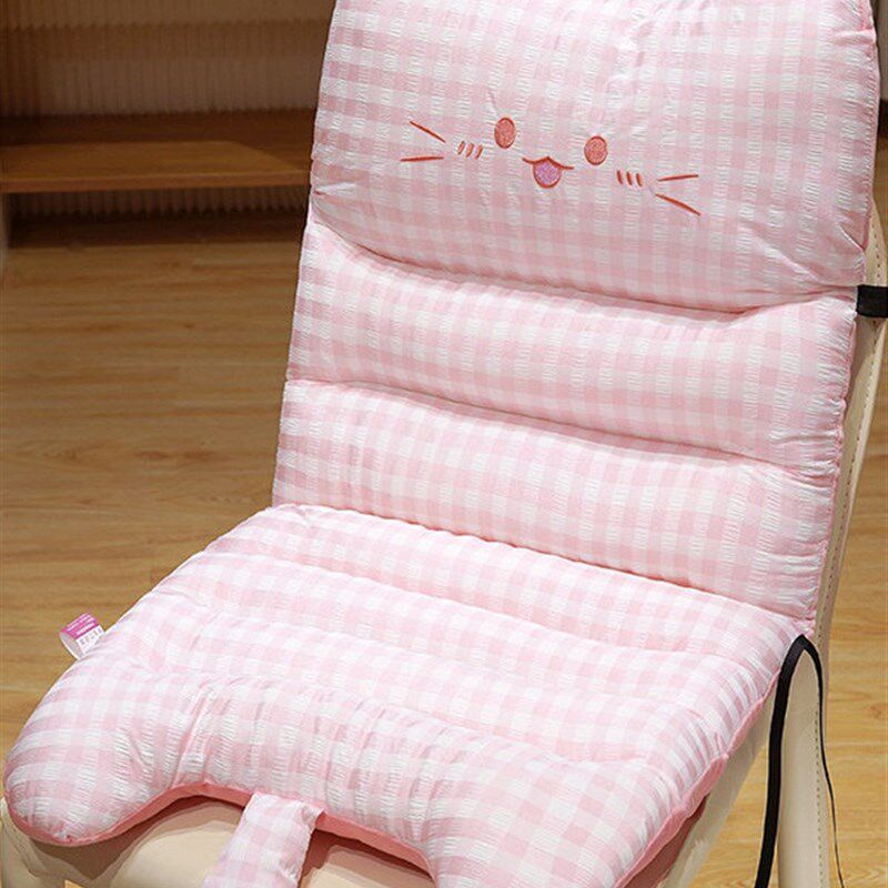 精选可爱猫咪坐垫靠背一体护腰办公室久坐宿舍学生防屁股痛电脑椅