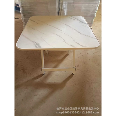 租房小桌子可折叠桌家用餐桌小户型吃饭正方形电脑桌书桌现代简约