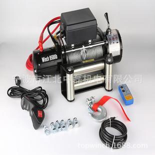 厂家生产牵引机12v9500lb4X4越野车电动绞盘汽车绞盘起吊机车载