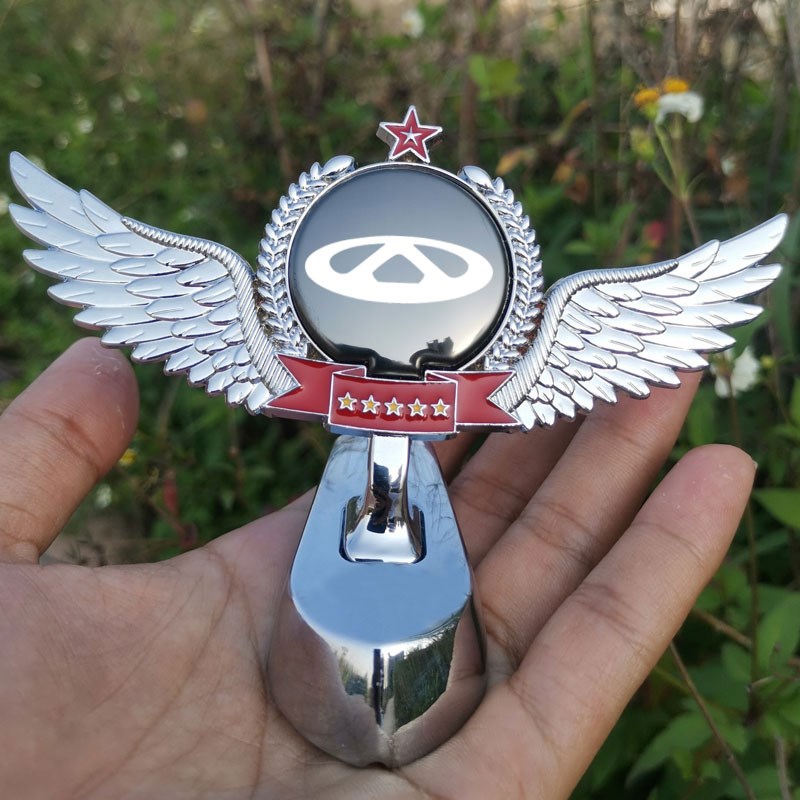 奇瑞虎8 PLUS3X5X艾瑞泽车标贴改装配件装饰品车用品金属个性立标