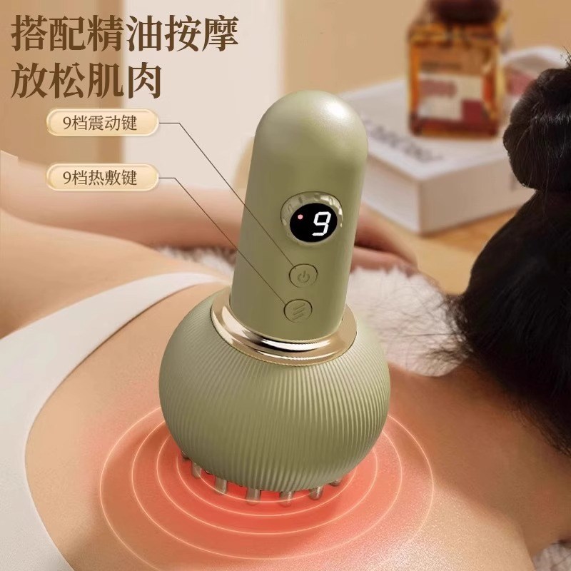 电动经络刷全身通用揉腹仪揉肚子神器腹部经络疏通刮腿部痧按摩器