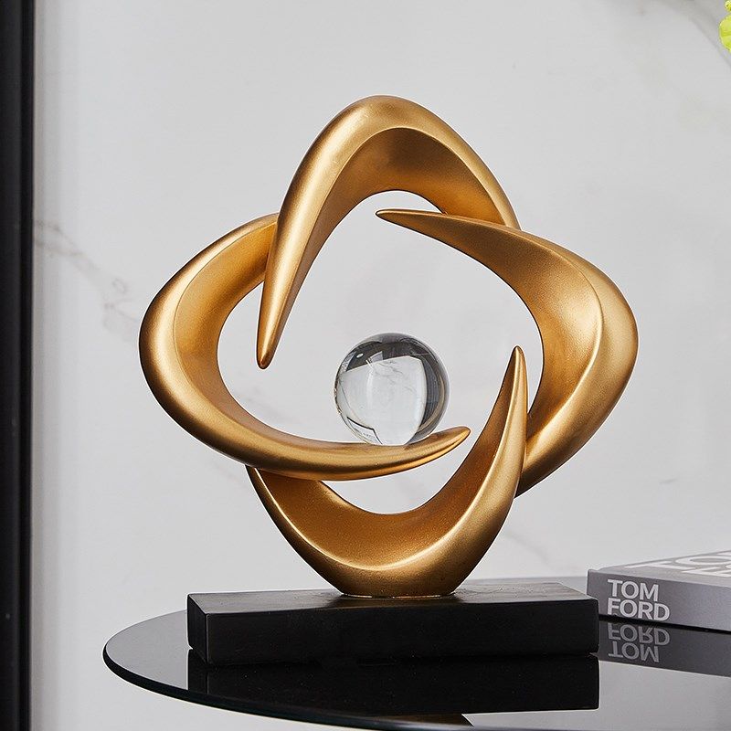 时来运转客厅电视柜摆件高端大气上档次轻奢装饰品高级感小众