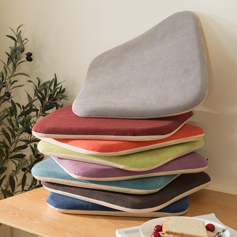 坐垫椅垫加厚海绵垫记忆棉家用椅子垫餐椅垫办公室学生座椅垫定制